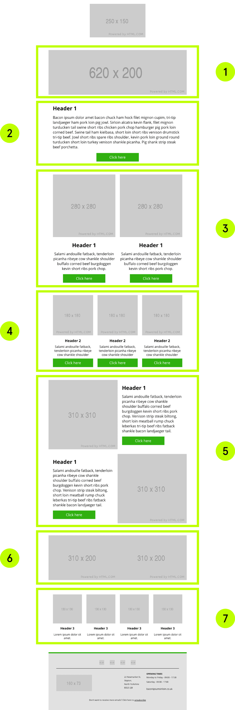 Email template module examples