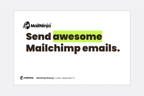 Mailchimp email campaign planning tool - email content calendar