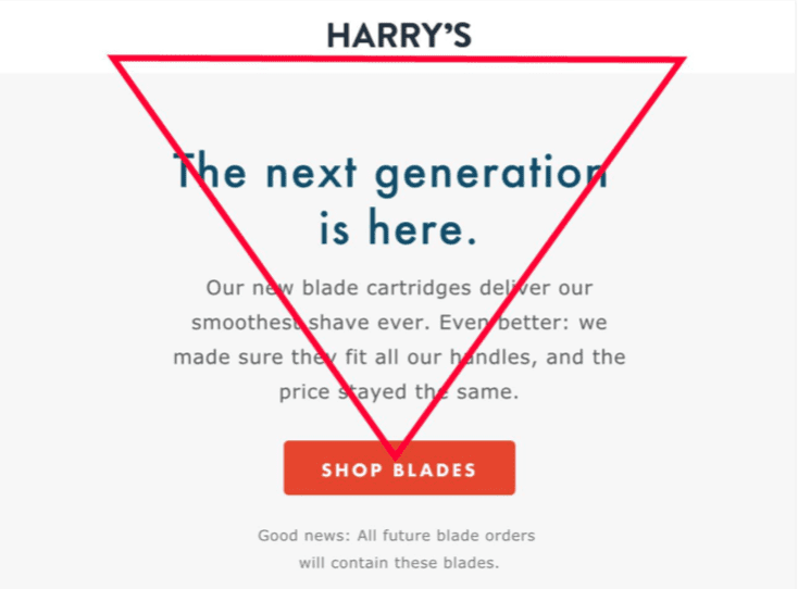 Email design review: harry’s