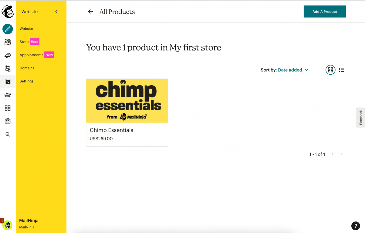 Mailchimp stores: a giant leap forward into commerce